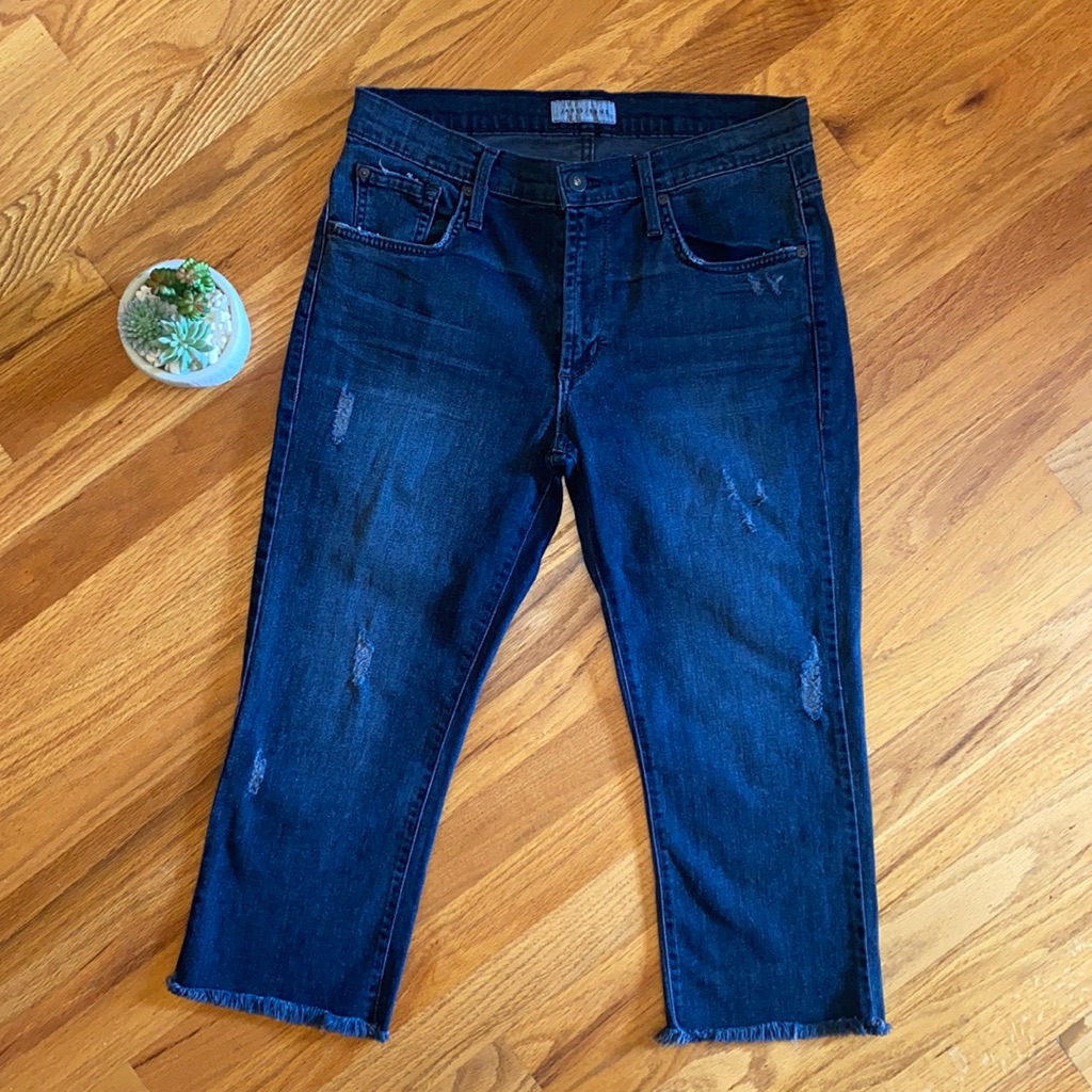 Nwot James Jeans Bernie Straight Elongated Bermuda